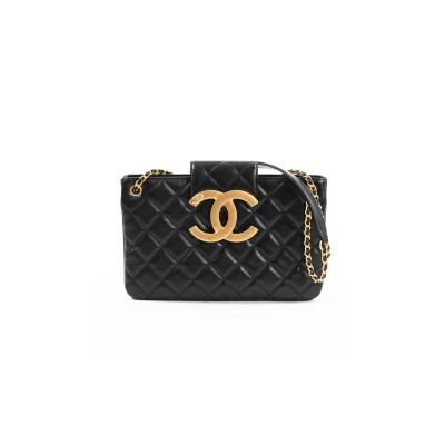 CHANEL 24C BIG LOGO SHOULDER BAG AS4603 (26.5*16.5*5cm)